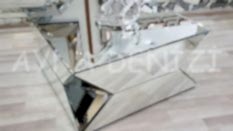 Diagonal Model Aynalı Orta Sehpa
