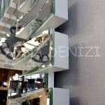 Akustik White Small Silver Model Beyaz Şeffaf Renk Modern Ayna-24
