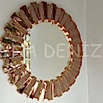 Güneş Golden Bronze Model Altın Bronz Renk Modern Ayna-1