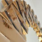 Güneş Golden Bronze Model Altın Bronz Renk Modern Ayna-16