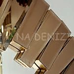 Güneş Golden Bronze Model Altın Bronz Renk Modern Ayna-21