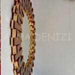 Güneş Golden Bronze Model Altın Bronz Renk Modern Ayna-9