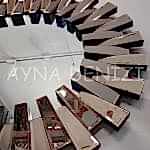 Güneş Piyano Black Bronze Model Siyah Bronz Renk Modern Ayna-22