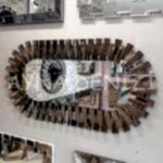 Güneş Piyano Black Bronze Model Siyah Bronz Renk Modern Ayna-6