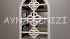 Jerez Model Beyaz Renk Dekoratif Pencere Ayna