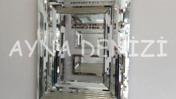 Çizgi Tiny Silver Model Modern Ayna