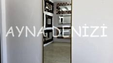Majeste Elegant Model Gold Altın Renk Metal Çerçeveli Boy Aynası