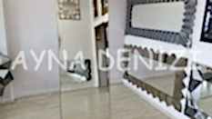 Majeste Luxury Model Silver Gümüş Renk Metal Çerçeveli Ayaklı Boy Aynası