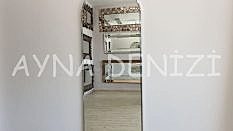 Matilda Elegant Model Platin Gümüş Renk Metal Çerçeveli Boy Aynası