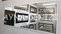 Royal Elegant Model Beyaz Renk Metal Çerçeveli Dekoratif Ayna