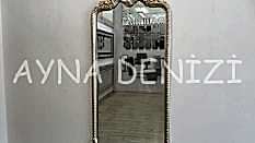 Princess Great Shiny Gold Model Platin Altın Renk Boy Aynası