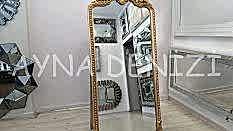Princess Gold Model Altın Renk Ayaklı Boy Aynası