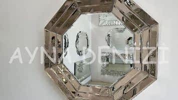 Angled Small Bronze Model Modern Ayna