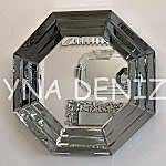 Angled Small Smoked Model Modern Ayna-1