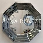 Angled Small Smoked Model Modern Ayna-12