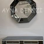 Angled Small Smoked Model Modern Ayna-13