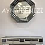 Angled Small Smoked Model Modern Ayna-18