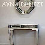 Angled Small Smoked Model Modern Ayna-24