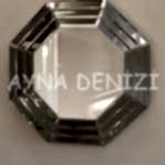 Angled Small Smoked Model Modern Ayna-28