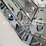 Angled Small Smoked Model Modern Ayna-31