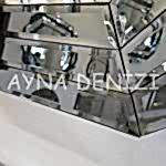 Angled Small Smoked Model Modern Ayna-34