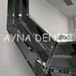Angled Small Smoked Model Modern Ayna-42