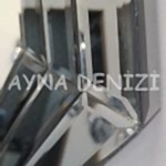 Angled Small Smoked Model Modern Ayna-46