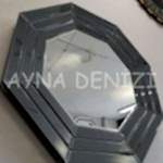 Angled Small Smoked Model Modern Ayna-7